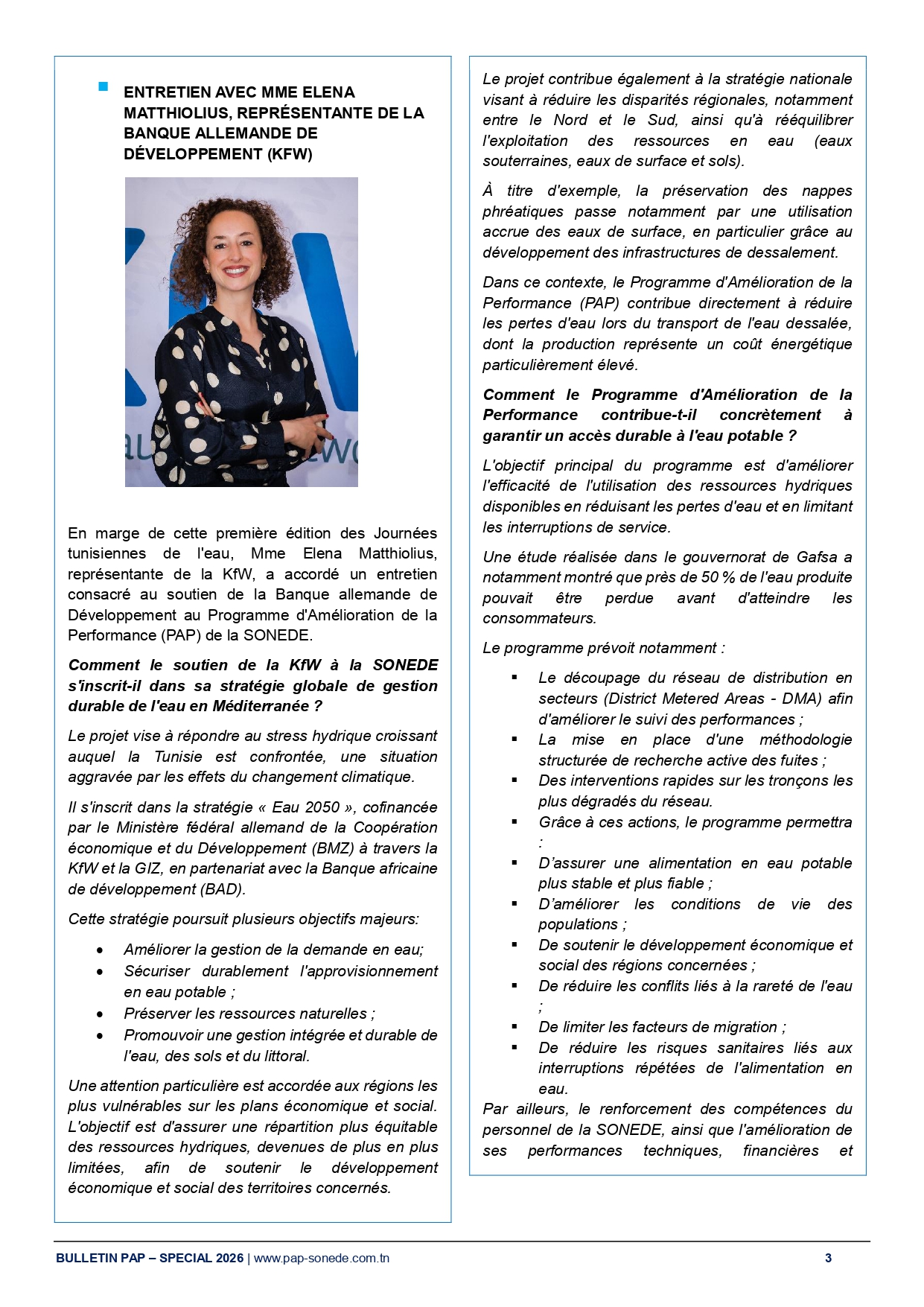Bulletin PAP Spécial 2026 - Page 3