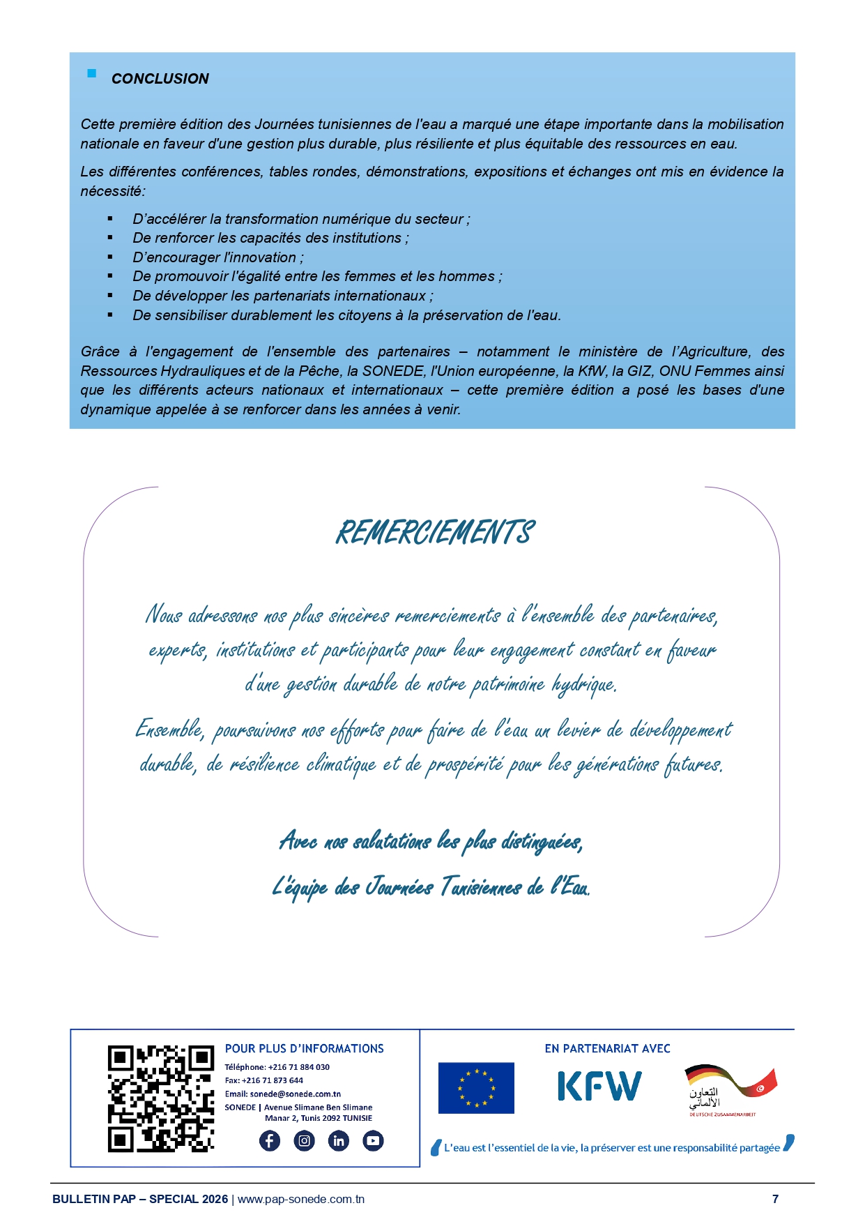 Bulletin PAP Spécial 2026 - Page 7