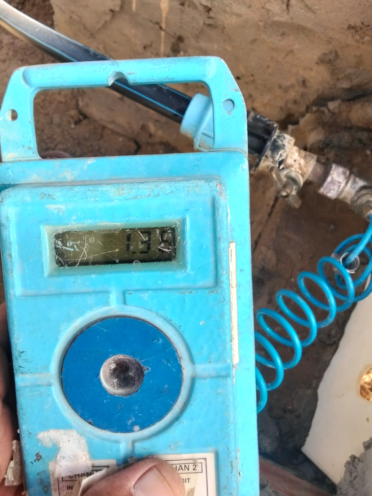 Mesure de la pression au niveau branchement par un boîtier HYDREKA