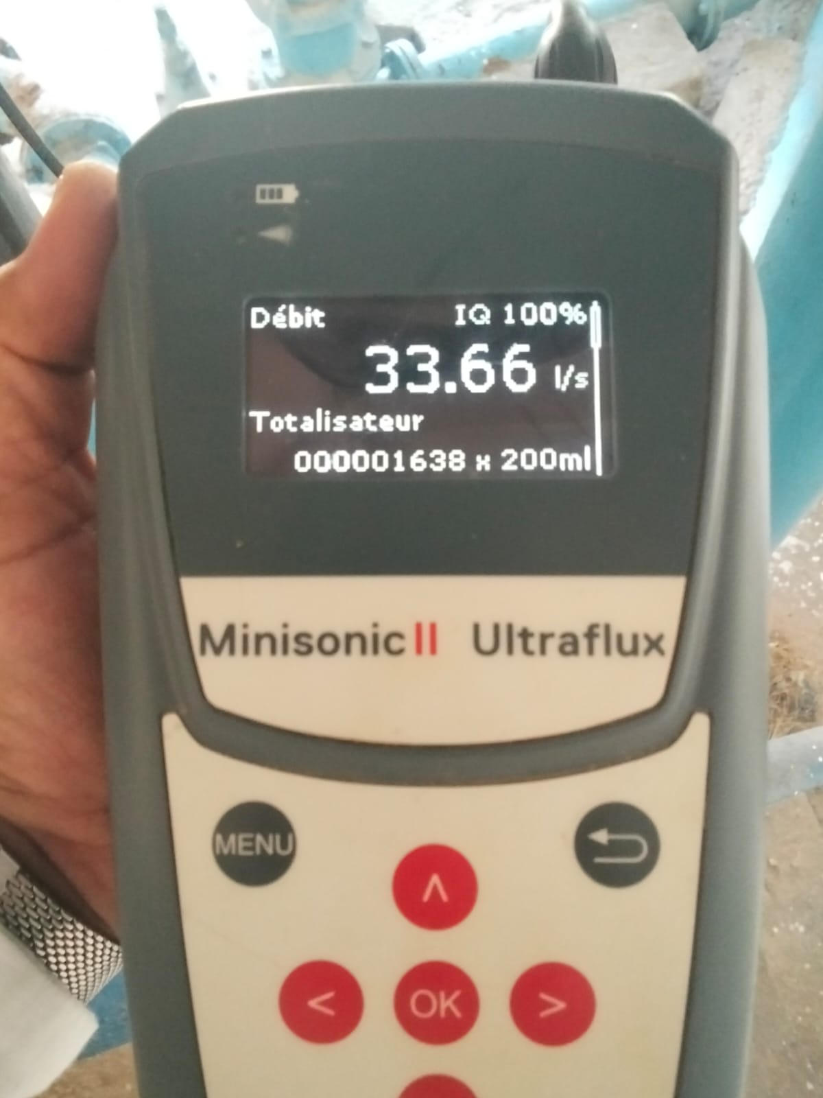 Mesure de la pression par Minisonic Ultraflux