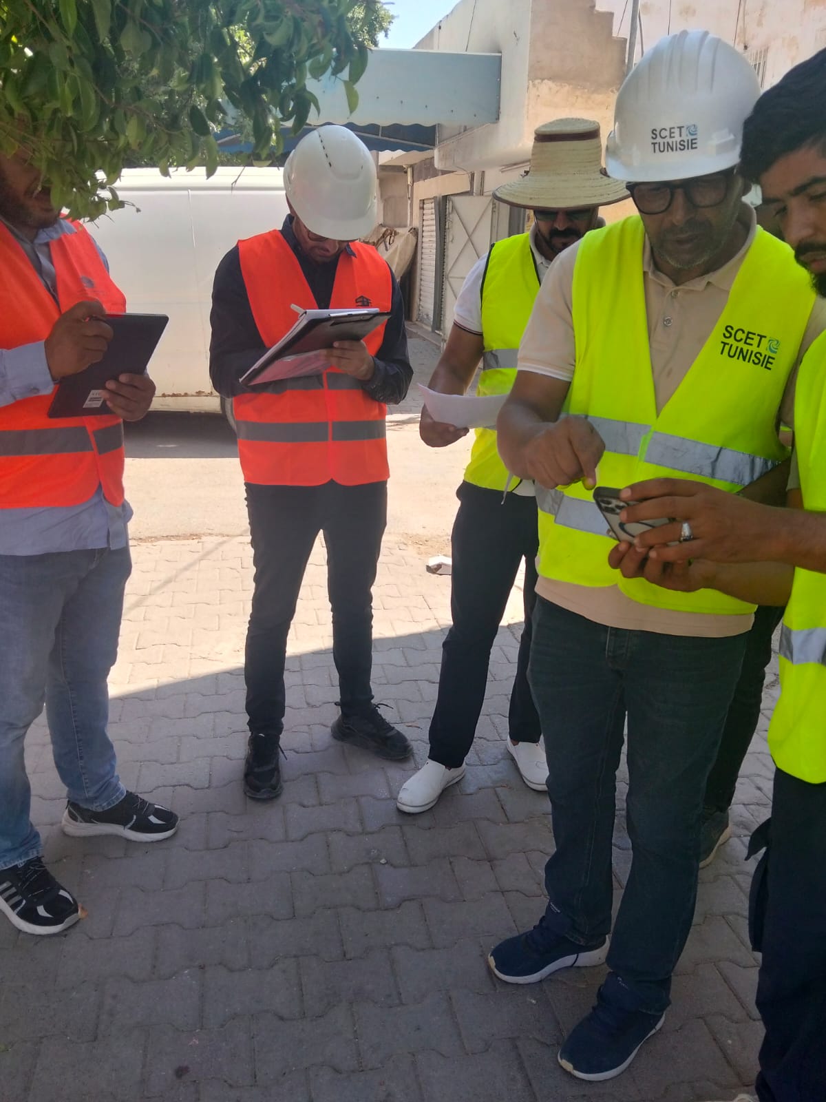 Visite site installation débitmètre Kairouan - 2