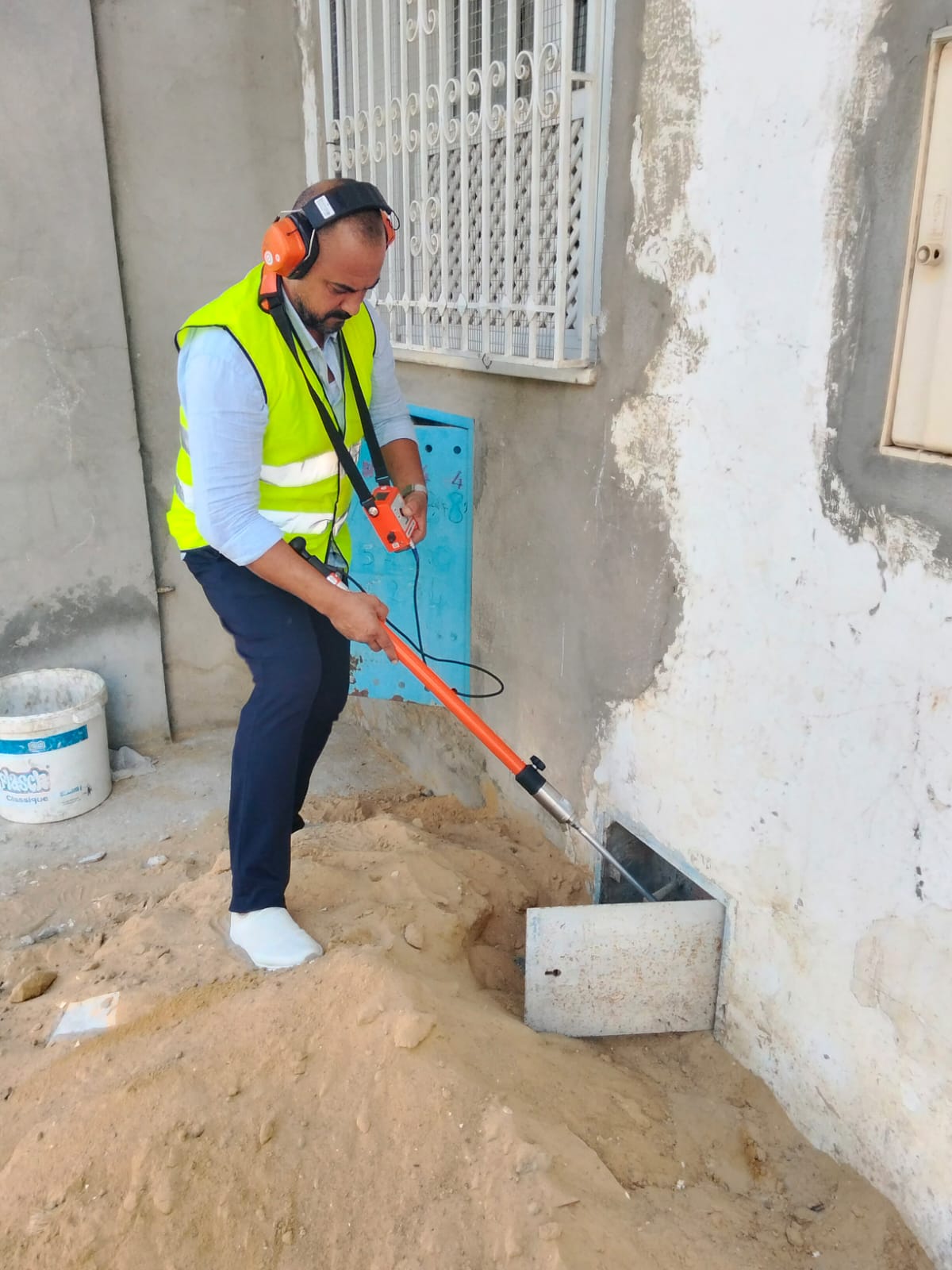 Visite site installation débitmètre Kairouan - RDF