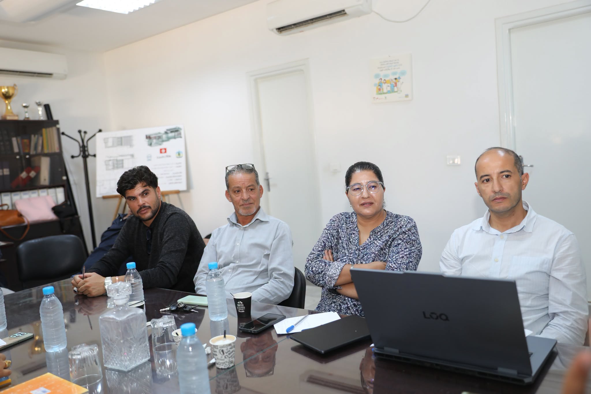 Échanges avec les cadres et agents du district de Kasserine