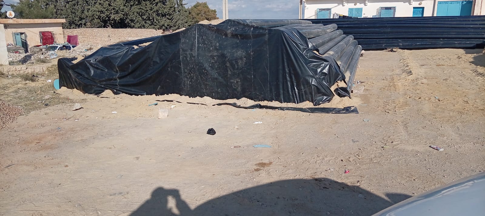 Amélioration du stockage des conduites DMRs Thala